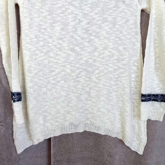 Freshman 1996 Girl Open Knit Cut Out Tassel Lightweight Sweater Sz XL(16) Tribal - Picture 7 of 13